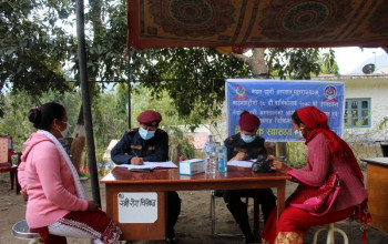 नेपाल प्रहरी अस्पतालद्वारा नि:शुल्क स्वास्थ्य शिविर तथा औषधि वितरण 